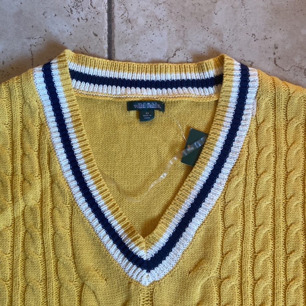 NWT Wild Fable Oversized Sweater Vest XS - Picture 4 of 8